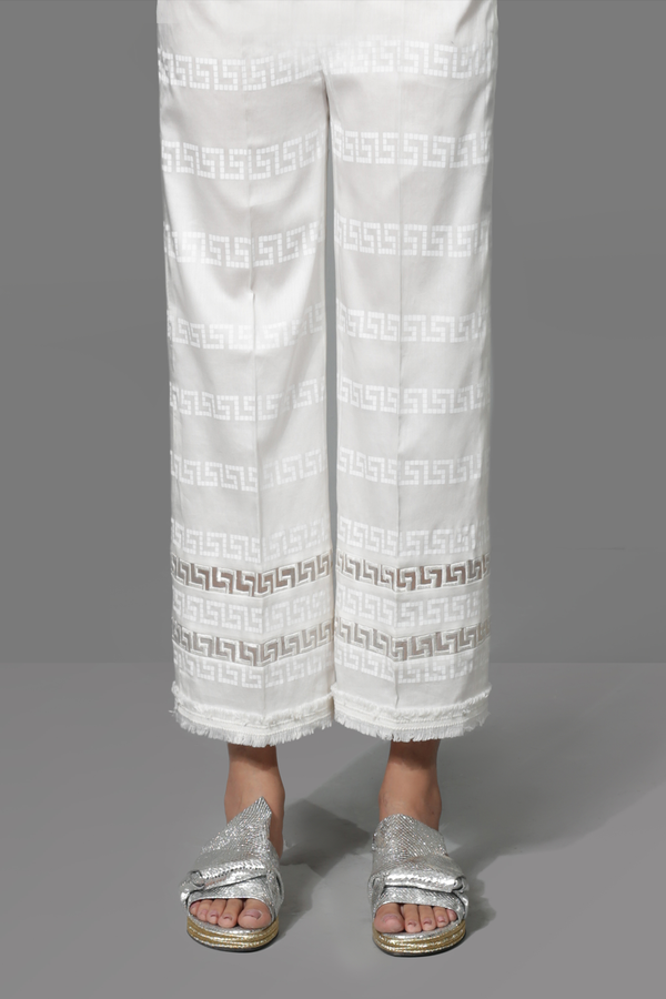 GREEK MAZE WHITE (EV-180347) - ELAN