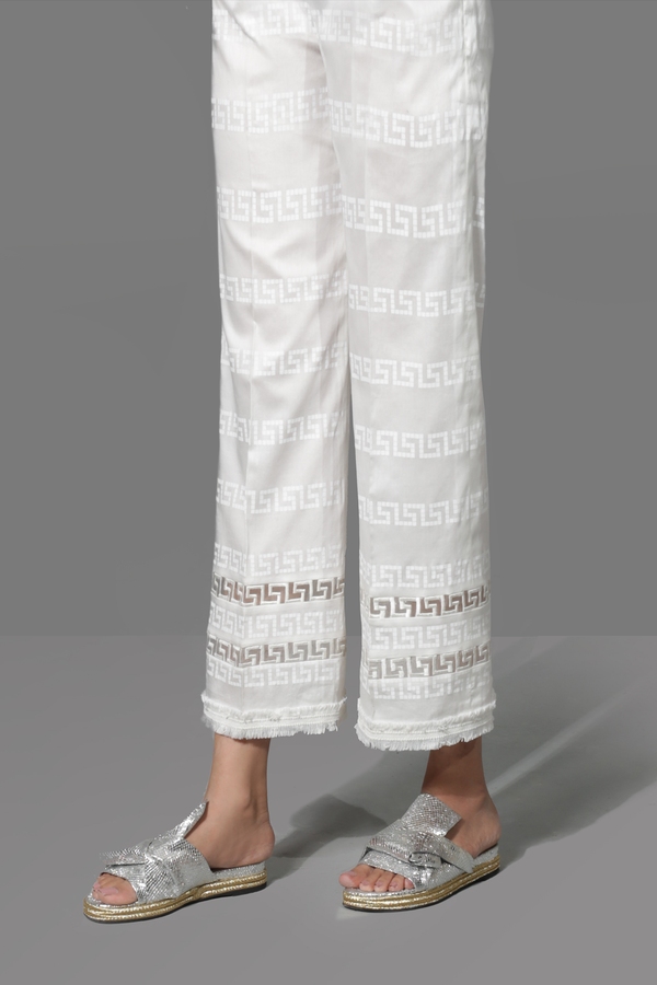 GREEK MAZE WHITE (EV-180347) - ELAN